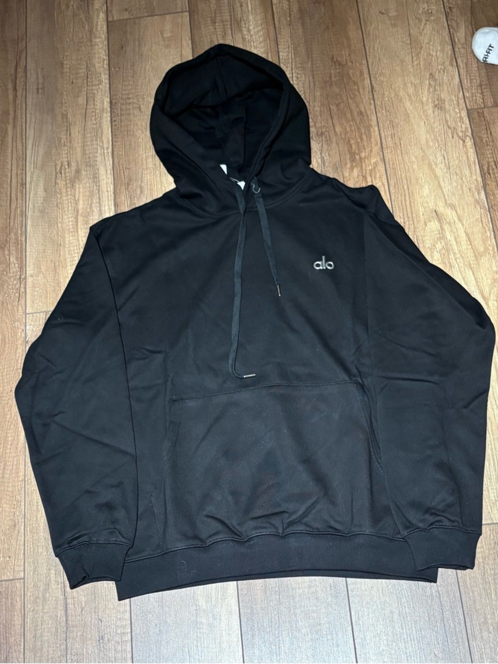 ALO Yoga Black Pullover Hoodie Sweatshirt Brand New Mens Small , Mediun